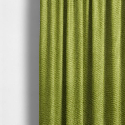 Muscat Plain Velvet Material Lime Green Colour Upholstery Fabric CTR-1995 - Made To Measure Curtains