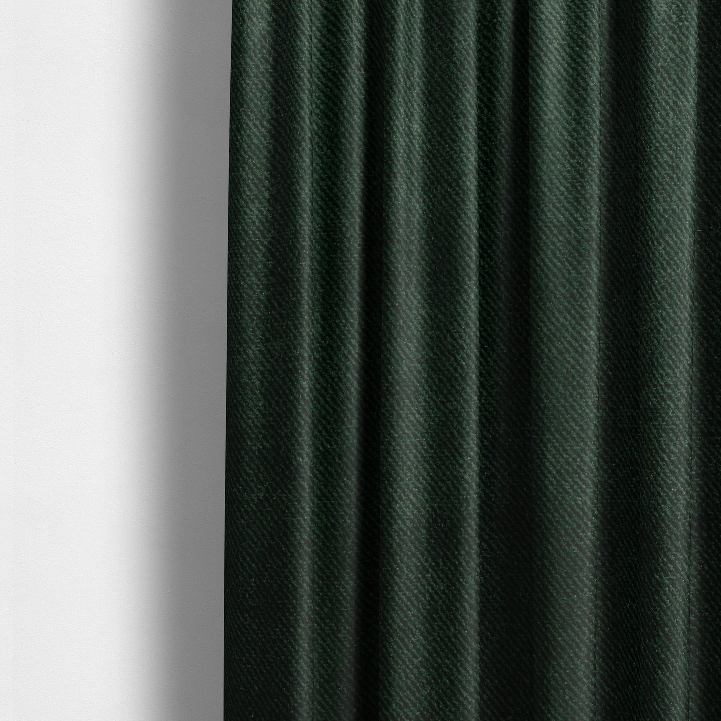 Muscat Plain Velvet Material Pine Green Colour Upholstery Fabric CTR-1998 - Made To Measure Curtains