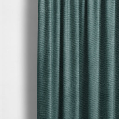 Muscat Plain Velvet Material Teal Blue Colour Upholstery Fabric CTR-2000 - Made To Measure Curtains