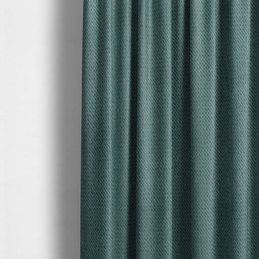 Muscat Plain Velvet Material Teal Blue Colour Upholstery Fabric CTR-2000 - Made To Measure Curtains