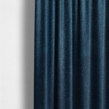 Muscat Plain Velvet Material Navy Blue Colour Upholstery Fabric CTR-2006 - Made To Measure Curtains