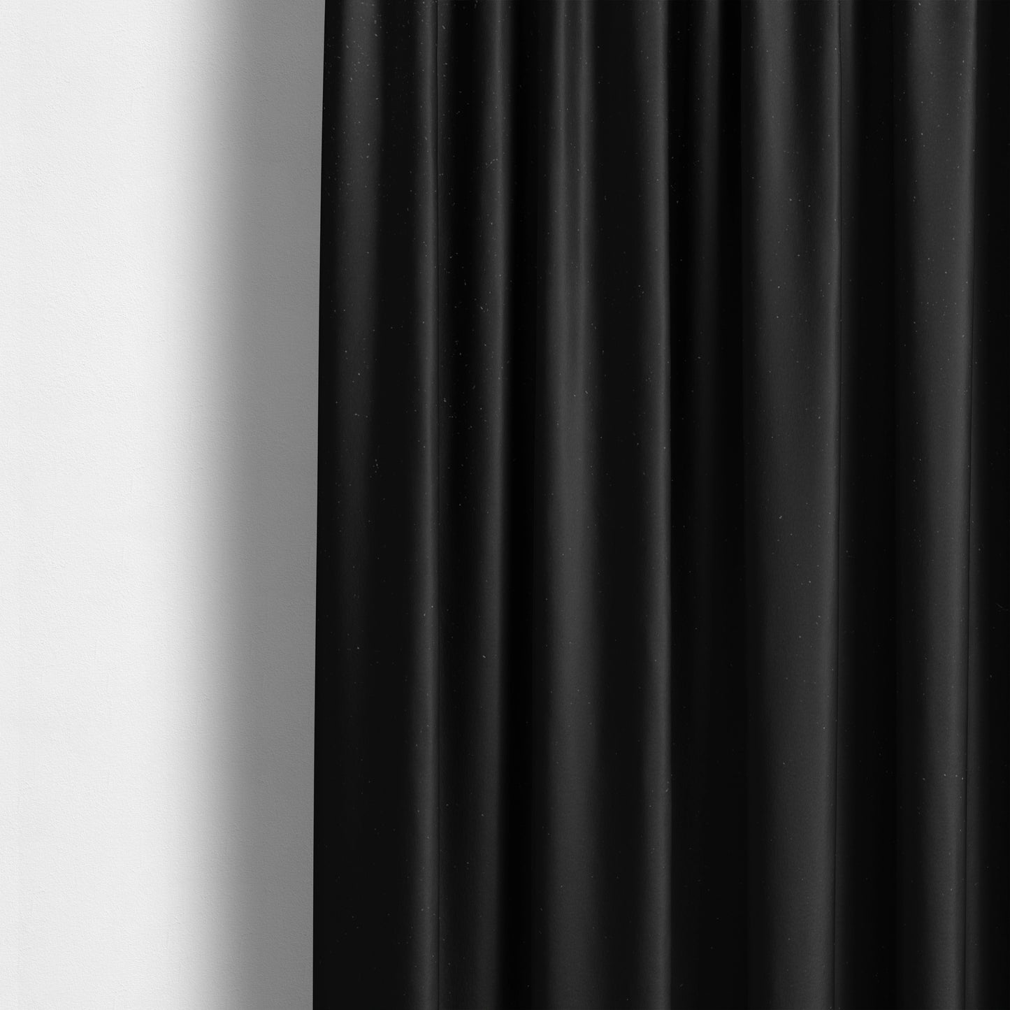 Muscat Plain Velvet Material Black Colour Upholstery Fabric CTR-2010 - Made To Measure Curtains