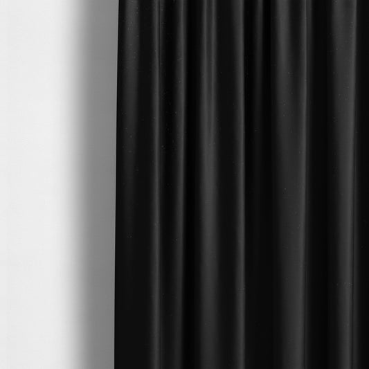 Muscat Plain Velvet Material Black Colour Upholstery Fabric CTR-2010 - Made To Measure Curtains