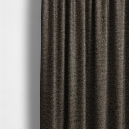 Halsham Soft Textured Brown Colour Upholstery Fabric CTR-2029 - Made To Measure Curtains