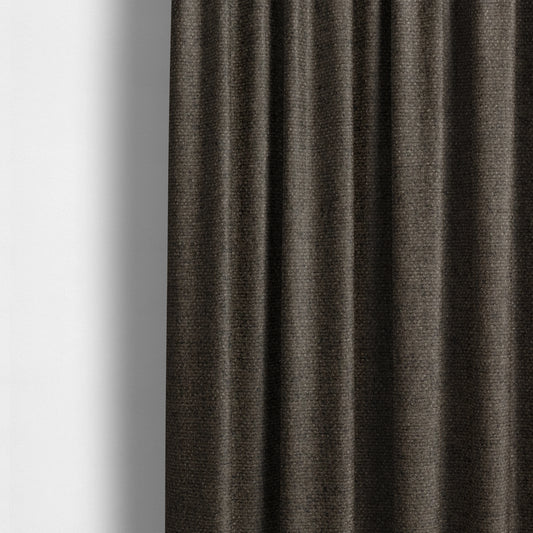 Halsham Soft Textured Brown Colour Upholstery Fabric CTR-2029 - Made To Measure Curtains