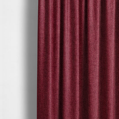 Halsham Soft Textured Red Colour Upholstery Fabric CTR-2034 - Made To Measure Curtains