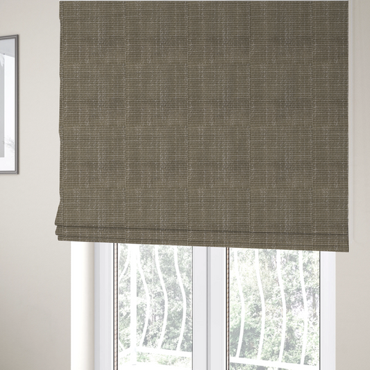 Alabama Durable Woven Hopsack Upholstery Fabric Beige Colour CTR-2036 - Roman Blinds