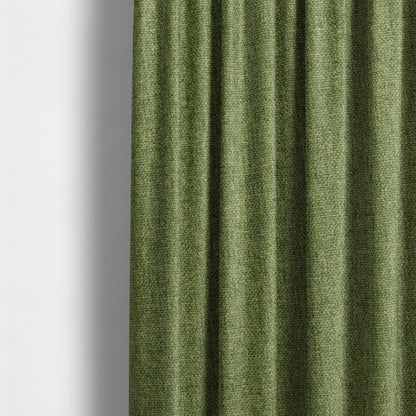 Halsham Soft Textured Green Colour Upholstery Fabric CTR-2038 - Made To Measure Curtains