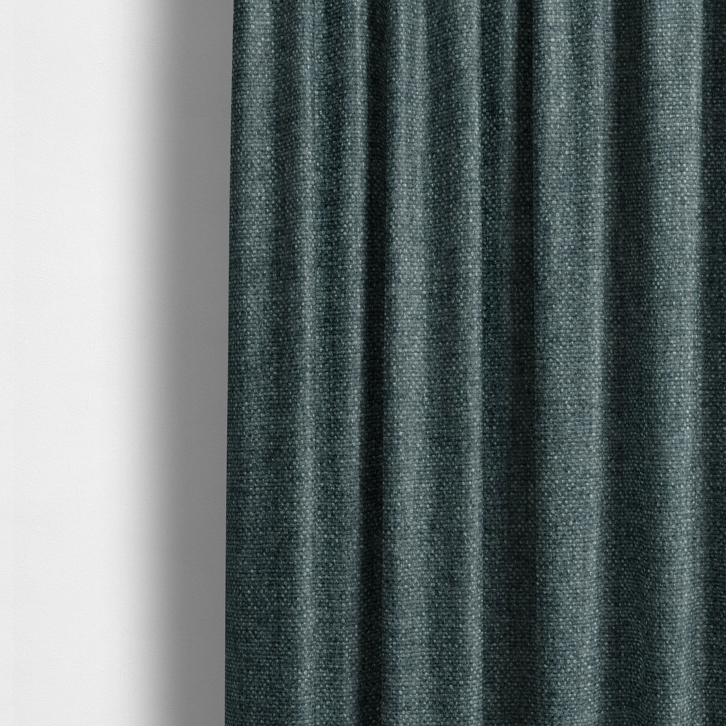 Halsham Soft Textured Navy Blue Colour Upholstery Fabric CTR-2041 - Made To Measure Curtains