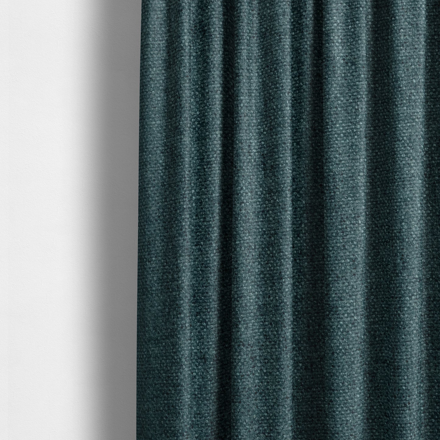 Halsham Soft Textured Denim Blue Colour Upholstery Fabric CTR-2042 - Made To Measure Curtains