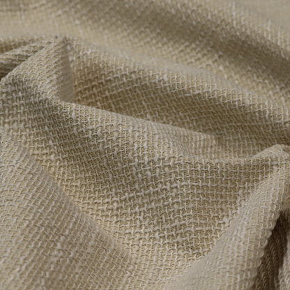 Alabama Durable Woven Hopsack Upholstery Fabric Cream Colour CTR-2046 - Made To Measure Curtains