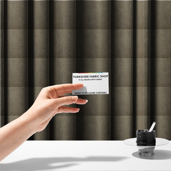 Alabama Durable Woven Hopsack Upholstery Fabric Cream Colour CTR-2046 - Made To Measure Curtains