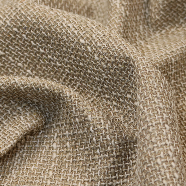 Alabama Durable Woven Hopsack Upholstery Fabric Sand Colour CTR-2047 - Handmade Cushions