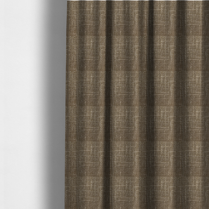 Alabama Durable Woven Hopsack Upholstery Fabric Light Brown Colour CTR-2056 - Made To Measure Curtains