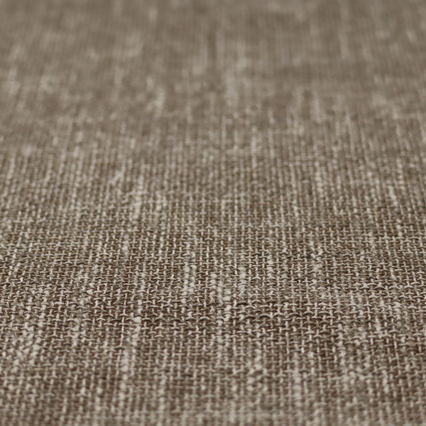 Alabama Durable Woven Hopsack Upholstery Fabric Brown Colour CTR-2058 - Handmade Cushions