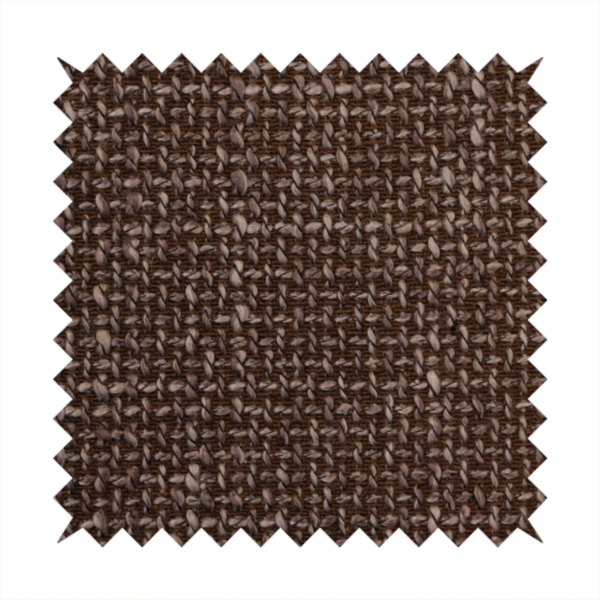 Alabama Durable Woven Hopsack Upholstery Fabric Dark Brown Colour CTR-2059 - Handmade Cushions