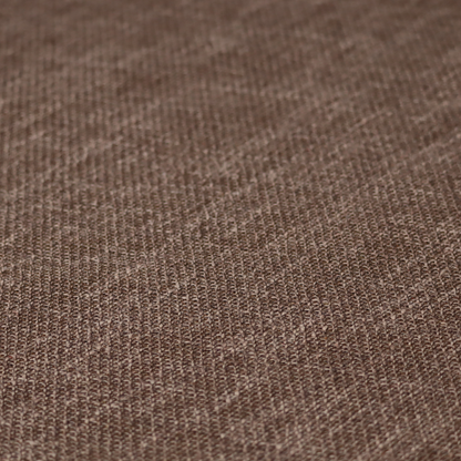Alabama Durable Woven Hopsack Upholstery Fabric Dark Brown Colour CTR-2059 - Handmade Cushions