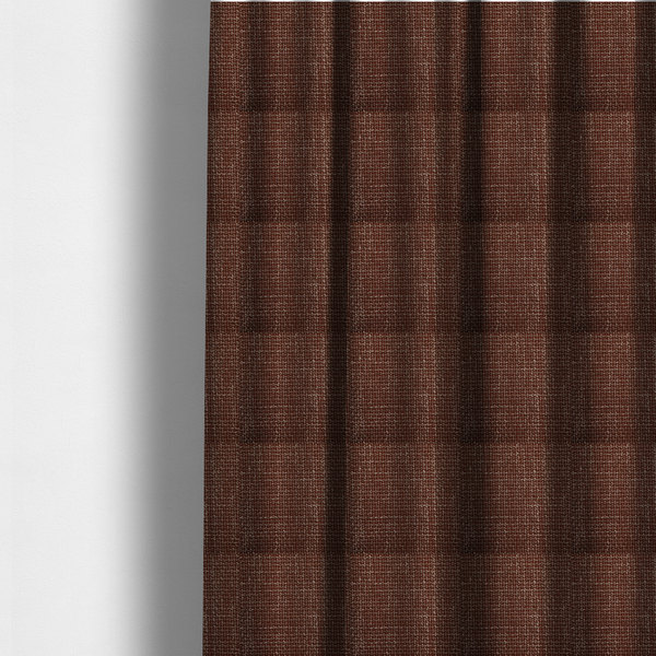 Alabama Durable Woven Hopsack Upholstery Fabric Burgundy Colour CTR-2061 - Made To Measure Curtains