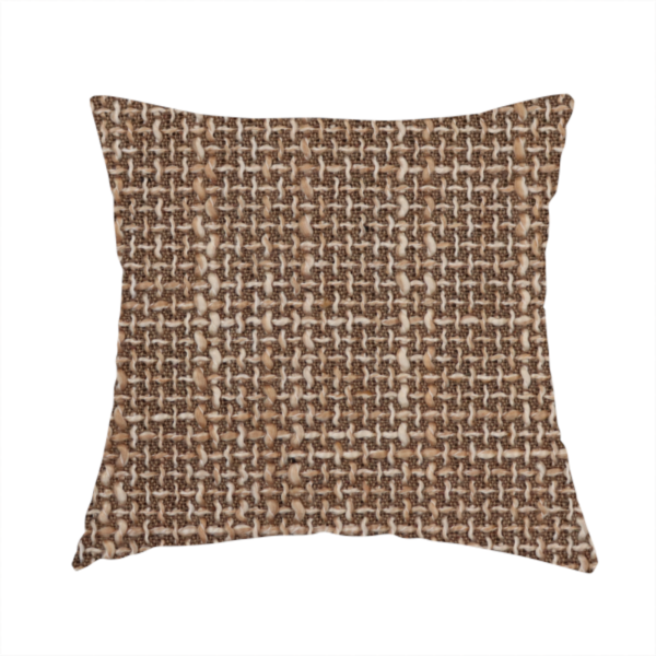 Alabama Durable Woven Hopsack Upholstery Fabric Rosewood Colour CTR-2062 - Handmade Cushions