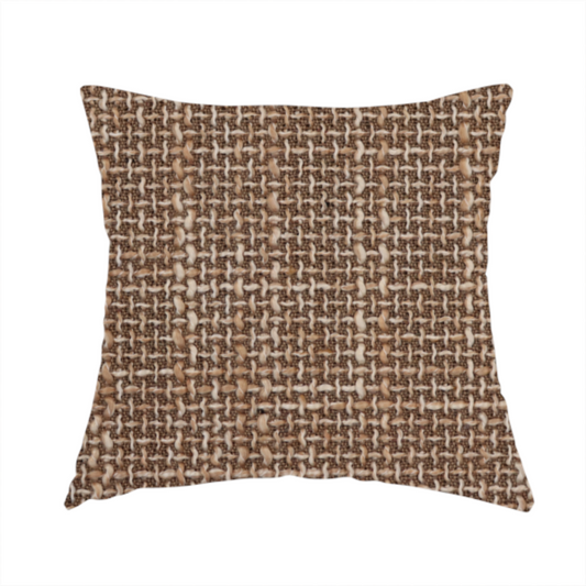 Alabama Durable Woven Hopsack Upholstery Fabric Rosewood Colour CTR-2062 - Handmade Cushions