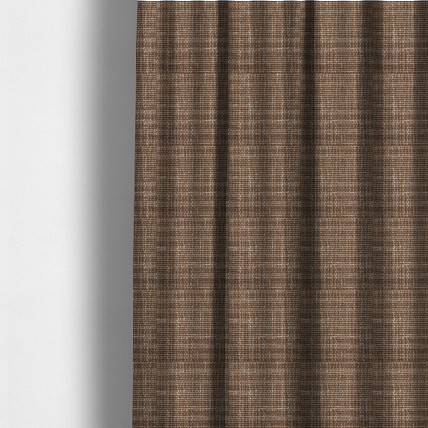 Alabama Durable Woven Hopsack Upholstery Fabric Rosewood Colour CTR-2062 - Made To Measure Curtains