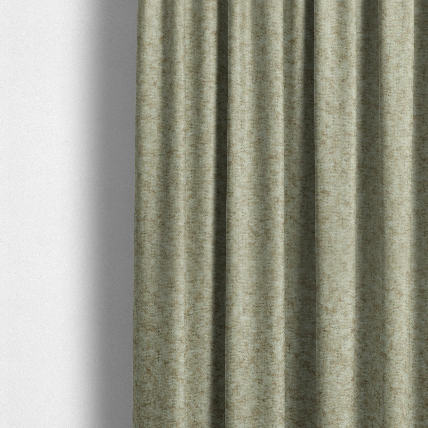 Tanzania Soft Velour Textured Material Cream Colour Upholstery Fabric CTR-2070 - Made To Measure Curtains