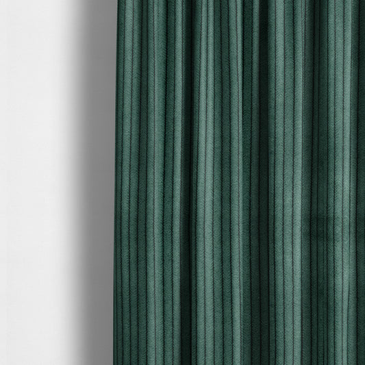 Tromso Pencil Thin Striped Green Corduroy Upholstery Fabric CTR-2091 - Made To Measure Curtains