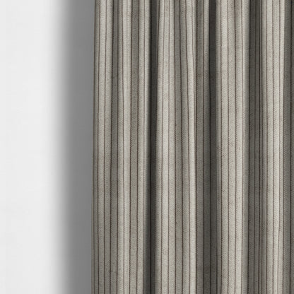 Tromso Pencil Thin Striped Light Brown Corduroy Upholstery Fabric CTR-2096 - Made To Measure Curtains