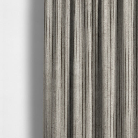 Tromso Pencil Thin Striped Light Brown Corduroy Upholstery Fabric CTR-2096 - Made To Measure Curtains