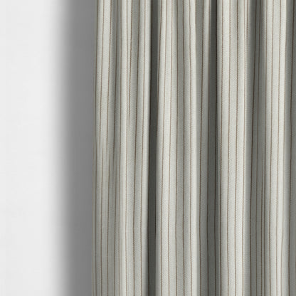 Tromso Pencil Thin Striped Beige Corduroy Upholstery Fabric CTR-2100 - Made To Measure Curtains