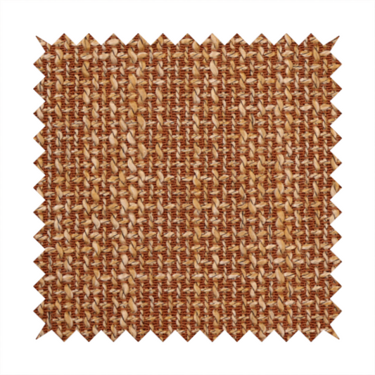 Alabama Durable Woven Hopsack Upholstery Fabric Orange Colour CTR-2107