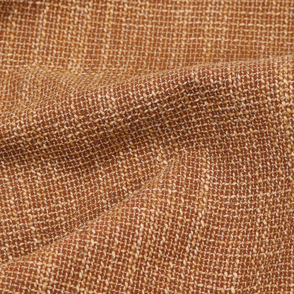 Alabama Durable Woven Hopsack Upholstery Fabric Orange Colour CTR-2107 - Handmade Cushions