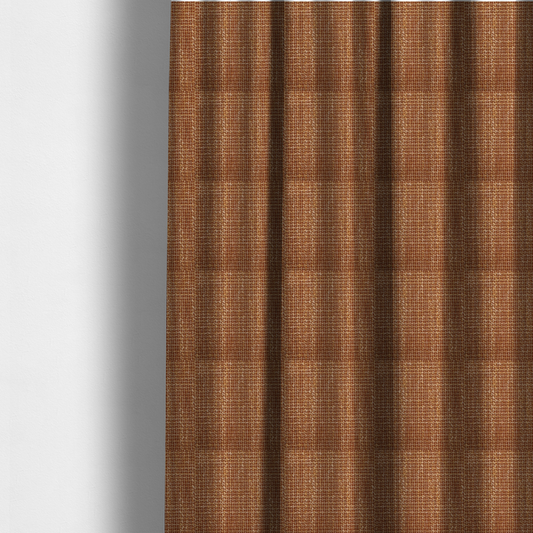 Alabama Durable Woven Hopsack Upholstery Fabric Orange Colour CTR-2107 - Made To Measure Curtains