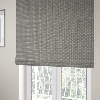 Narvik Weave Textured Water Repellent Treated Material Elephant Brown Colour Upholstery Fabric CTR-2116 - Roman Blinds