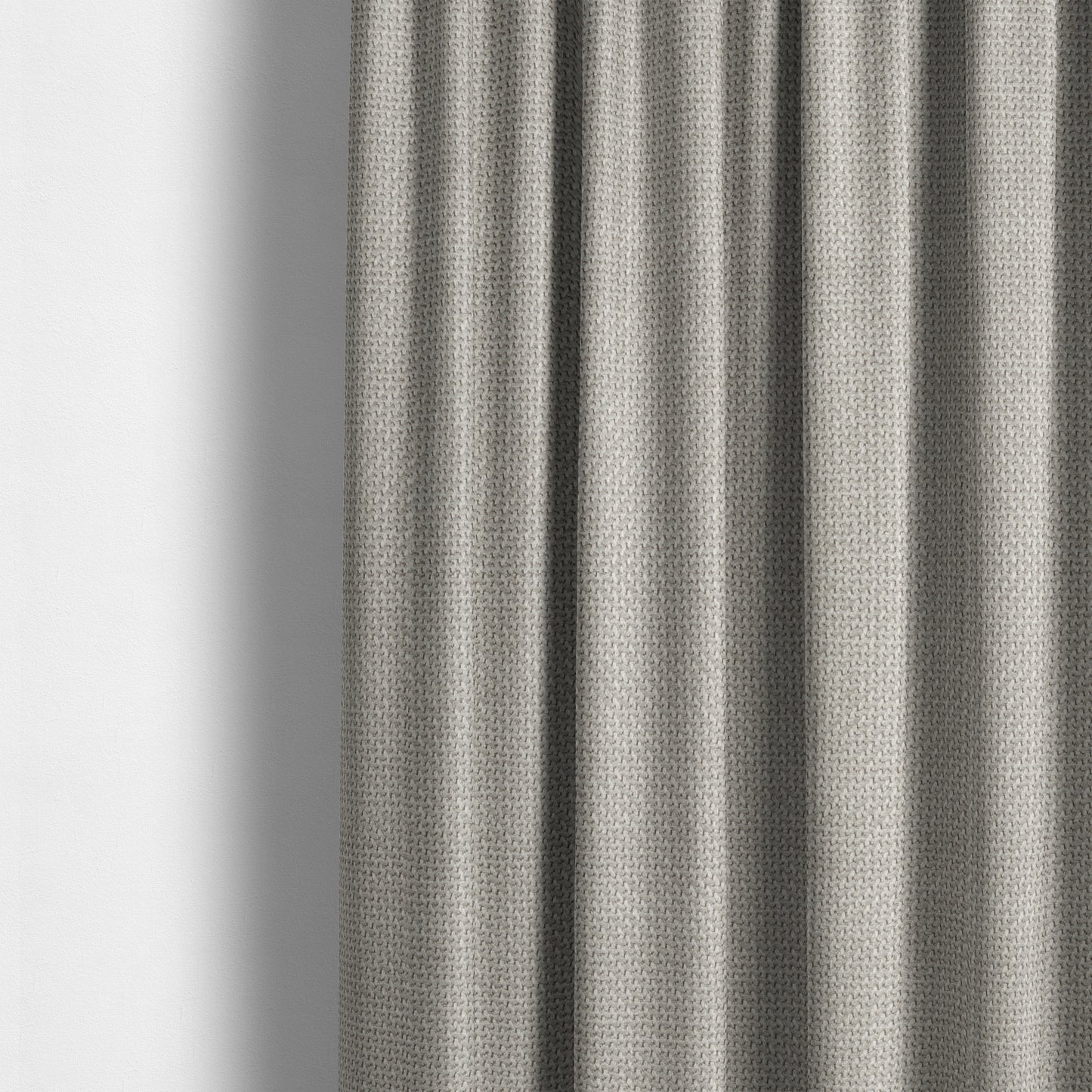 Narvik Weave Textured Water Repellent Treated Material Cloud White Colour Upholstery Fabric CTR-2117 - Made To Measure Curtains