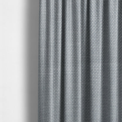 Narvik Weave Textured Water Repellent Treated Material Flint Silver Colour Upholstery Fabric CTR-2118 - Made To Measure Curtains