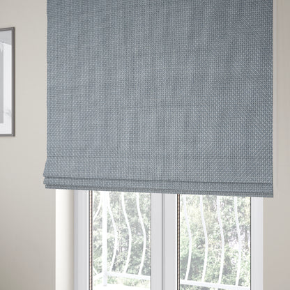 Narvik Weave Textured Water Repellent Treated Material Flint Silver Colour Upholstery Fabric CTR-2118 - Roman Blinds