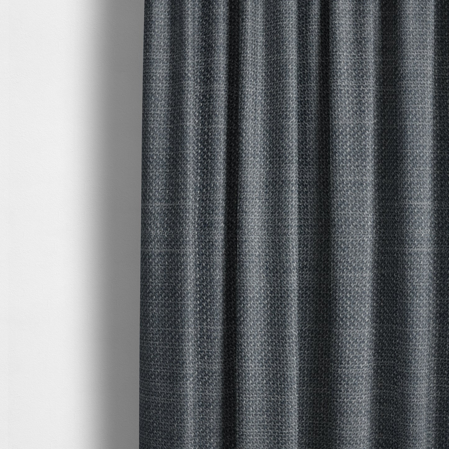 Narvik Weave Textured Water Repellent Treated Material Grey Charcoal Colour Upholstery Fabric CTR-2120 - Made To Measure Curtains