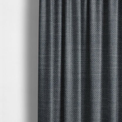 Narvik Weave Textured Water Repellent Treated Material Grey Charcoal Colour Upholstery Fabric CTR-2120 - Made To Measure Curtains