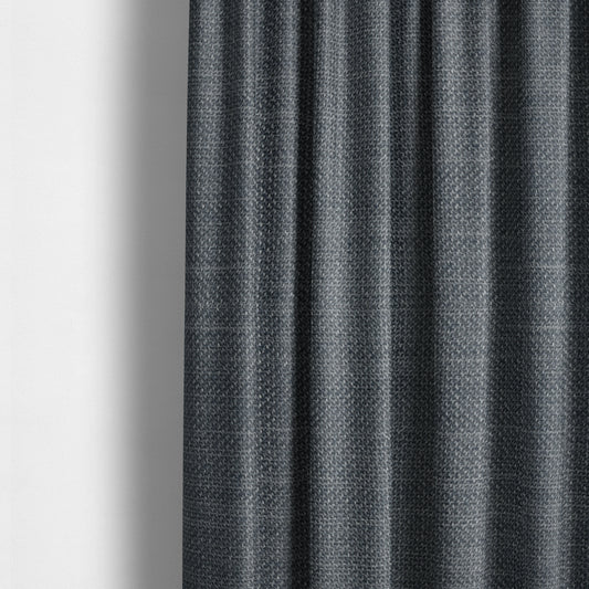 Narvik Weave Textured Water Repellent Treated Material Grey Charcoal Colour Upholstery Fabric CTR-2120 - Made To Measure Curtains