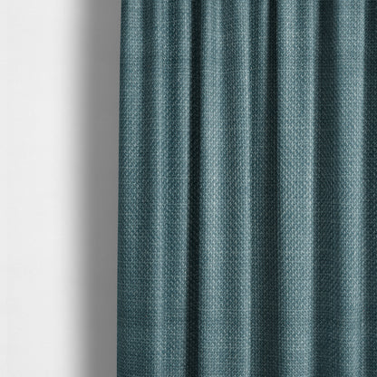 Narvik Weave Textured Water Repellent Treated Material Teal Blue Colour Upholstery Fabric CTR-2125 - Made To Measure Curtains