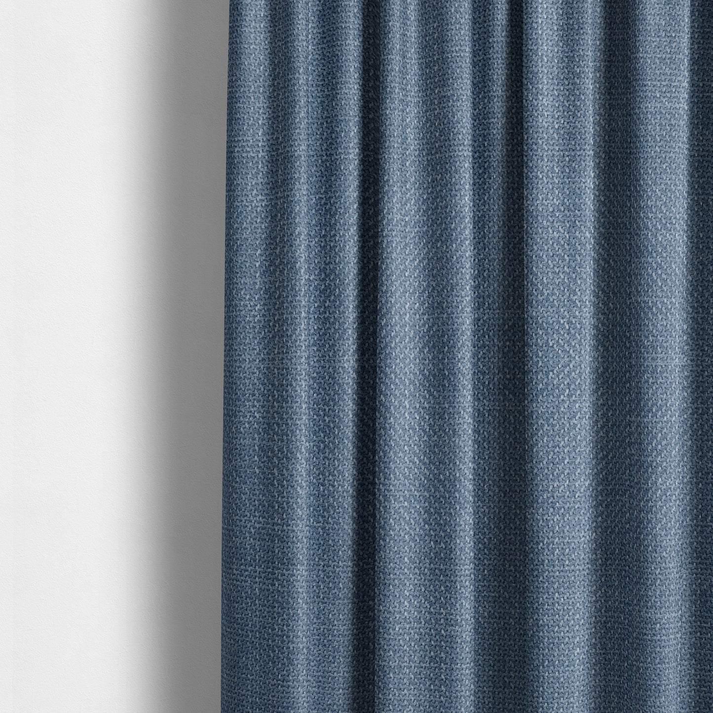 Narvik Weave Textured Water Repellent Treated Material Arctic Blue Colour Upholstery Fabric CTR-2126 - Made To Measure Curtains