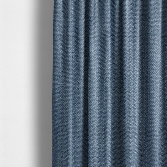 Narvik Weave Textured Water Repellent Treated Material Arctic Blue Colour Upholstery Fabric CTR-2126 - Made To Measure Curtains