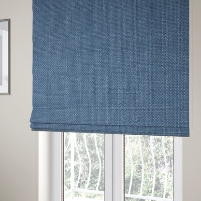 Narvik Weave Textured Water Repellent Treated Material Arctic Blue Colour Upholstery Fabric CTR-2126 - Roman Blinds