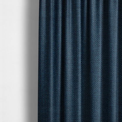 Narvik Weave Textured Water Repellent Treated Material Denim Blue Colour Upholstery Fabric CTR-2127 - Made To Measure Curtains