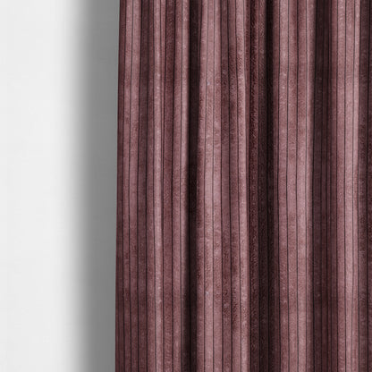 Denver Striped Corduroy Pink Upholstery Fabric CTR-2129 - Made To Measure Curtains