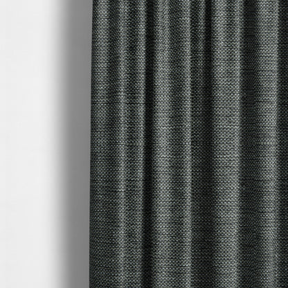 Kampala Basket Weave Textured Silver Colour Upholstery Fabric CTR-2140 - Made To Measure Curtains