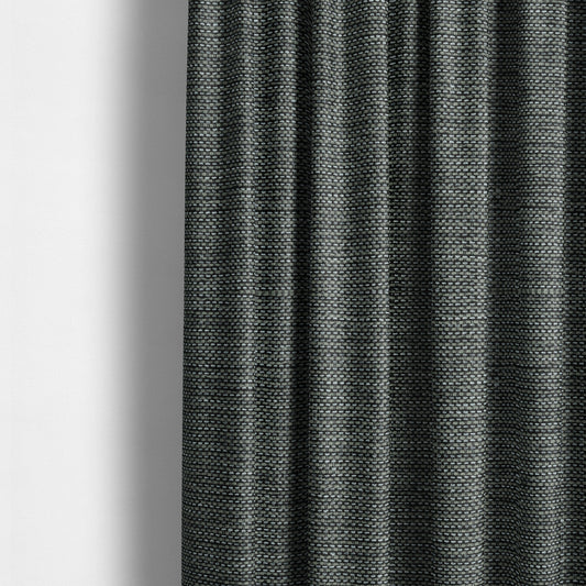 Kampala Basket Weave Textured Silver Colour Upholstery Fabric CTR-2140 - Made To Measure Curtains