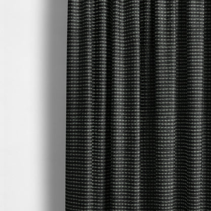 Kampala Basket Weave Textured Grey Colour Upholstery Fabric CTR-2141 - Made To Measure Curtains