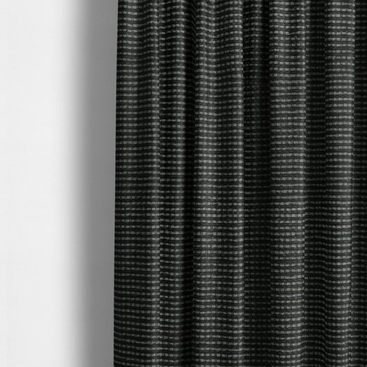 Kampala Basket Weave Textured Grey Colour Upholstery Fabric CTR-2141 - Made To Measure Curtains